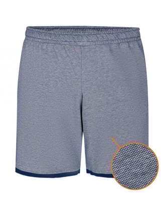 Bigdude Pique Shorts Navy/Grey